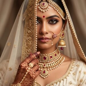 AI Photo Prompt for The Traditional Bridal Regalia