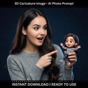 3D Caricature Image - AI Photo Prompt for The Double Trouble