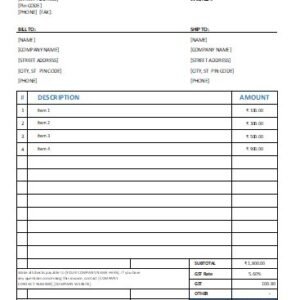GST Invoice